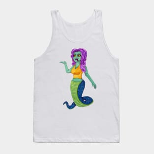 Halloween Monster - Snake Girl Tank Top